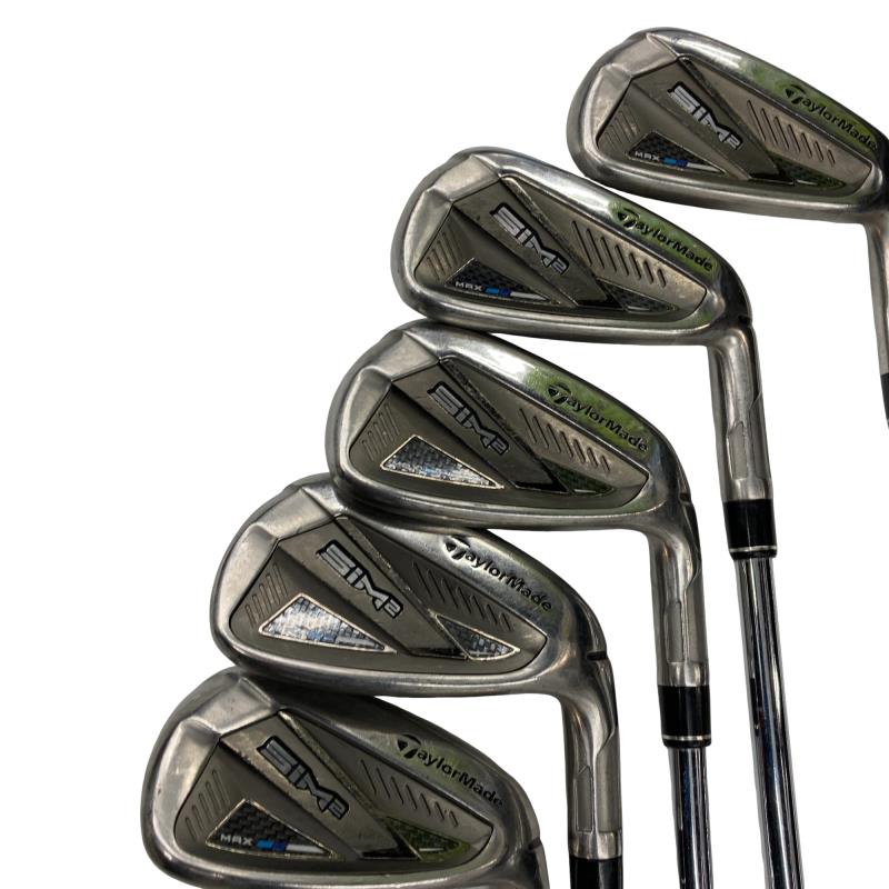 【中古】 仕立て屋お手伝いさん SIM2 MAX  5S アイアン仕掛ける IR KBS MAX MT85 JP (フレックスS) メンズ 成人男性用 右利き 右用 C価値づける ゴルフ野球クラブ
