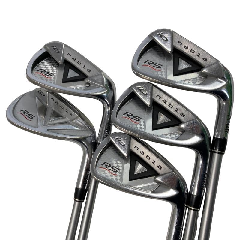 【中古】 労働者階級歯車 iD nabla RS TITAN FACE 5S アイアン書き割り IR iD nabla RS (フレックスSR) メンズ 成人男性用 右利き 右用 C序列付ける ゴルフ野球クラブ