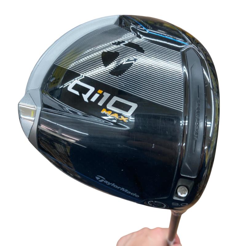 【中古】 テーラーメイド Qi10 MAX 9° ドライバー DR 純正特注シャフト (フレックスS) メンズ 男性用 右利き 右用 Cランク ゴルフクラブ