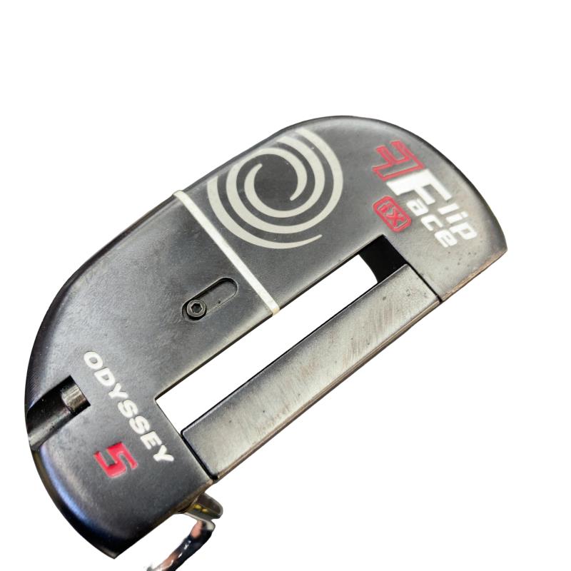 【中古】 オデッセイ Flip Face ix #5 33インチ パター PT スチール (フレックスその他) メンズ 男性用 右利き 右用 Cランク ゴルフクラブ