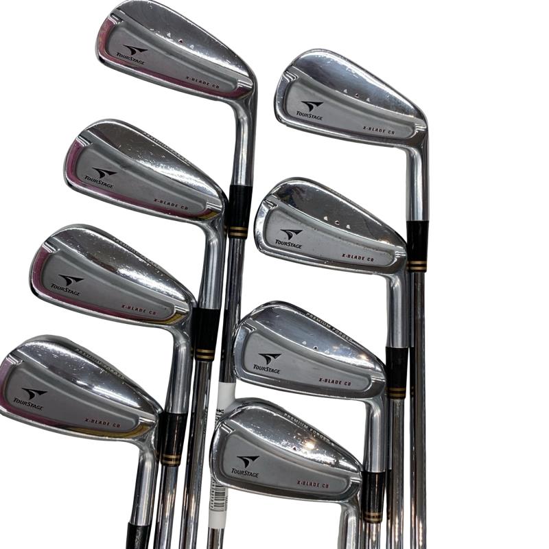 【中古】 ブリヂストン TOURSTAGE X-BLADE CB(2006) 8S アイアン仕掛ける IR Dynamic Gold (フレックスS) メンズ 成人男性用 右利き 右用 D価値づける ゴルフ野球クラブ