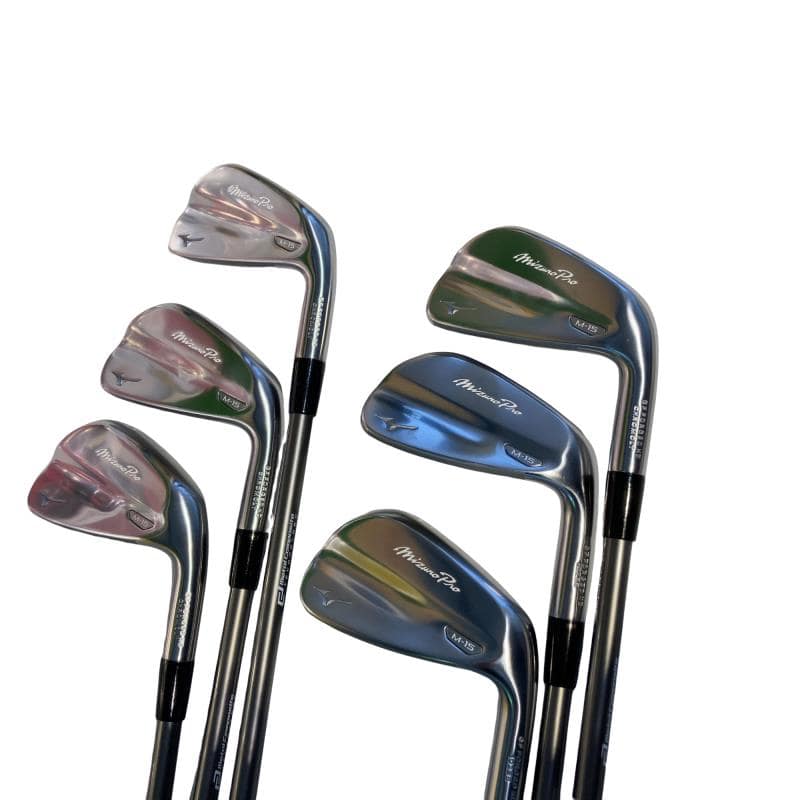 【中古】 ミズノ Mizuno Pro M-15 6S アイアン仕掛ける IR 完全無欠特注立て坑 (フレックスR) メンズ 成人男性用 右利き 右用 B序列付ける ゴルフ野球クラブ