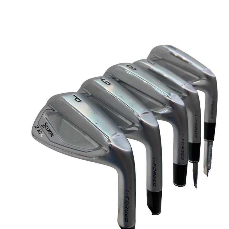 【中古】 ダンロップ SRIXON ZXi4 5S アイアンセット IR 純正特注シャフト (フレックスS) メンズ 男性用 右利き 右用 Bランク ゴルフクラブ