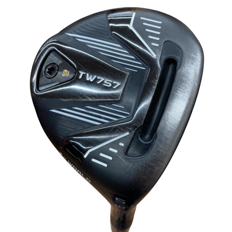 【中古】 本間ゴルフ TOUR WORLD TW757 5W フェアウェイウッド FW VIZARD for TW757(FW) (フレックスS) メンズ 成人男性用 右利き 右用 C位置づける ゴルフ野球クラブ