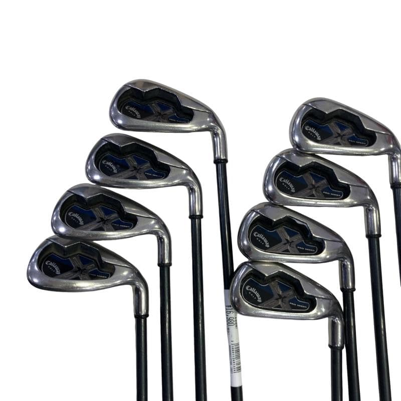 【中古】 キャロウェイ X・18 PRO SERIES 8S USA アイアンセット IR RCH PRO SERIES M75i (フレックスS) メンズ 男性用 右利き 右用 Cランク ゴルフクラブ