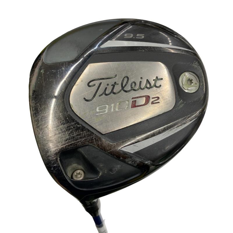【中古】 タイトリスト 910 D2 9.5° レフティ ドライバー DR 純正特注シャフト (フレックスS) メンズ 男性用 左利き レフティ 左用 Cランク ゴルフクラブ