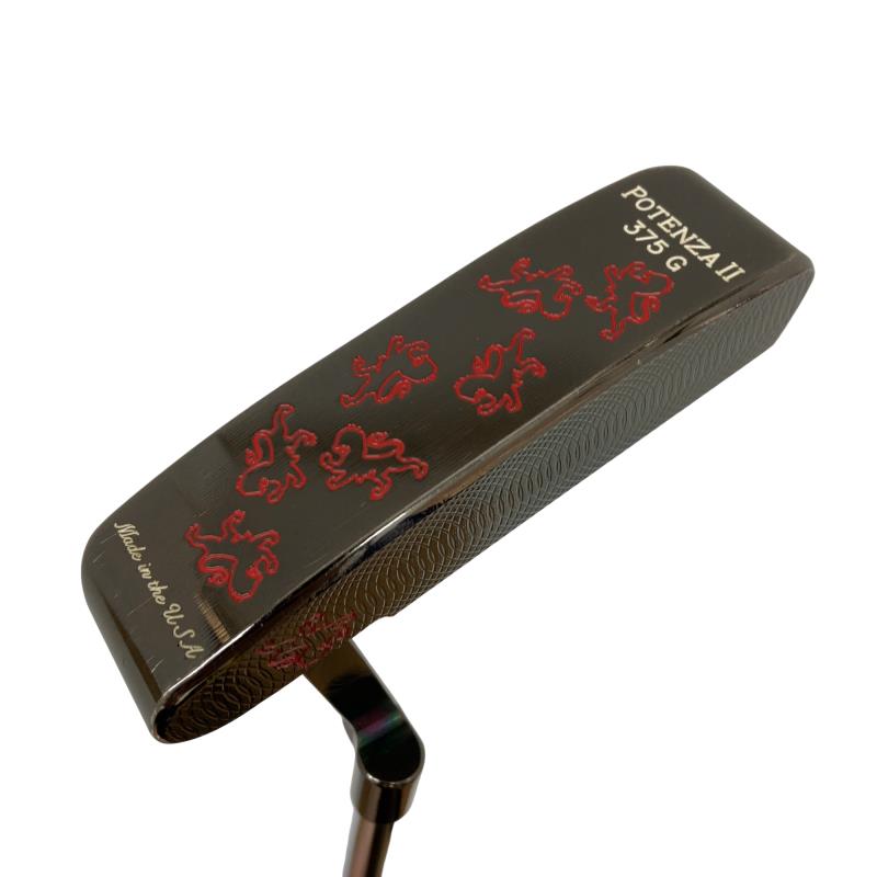 【中古】 Piretti Piretti POTENZA II 黒いこと(375g) 34in パター PT スチール写真 (フレックス余分の物) メンズ 成人男性用 右利き 右用 C価値づける ゴルフ野球クラブ