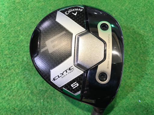 【中古】 キャロウェイ ELYTE MAX FAST 5W フェアウェイウッド FW LIN-Q GREEN 40 for CW(ELYTE FW) (フレックスR) メンズ 男性用 右利き 右用 Bランク ゴルフクラブ