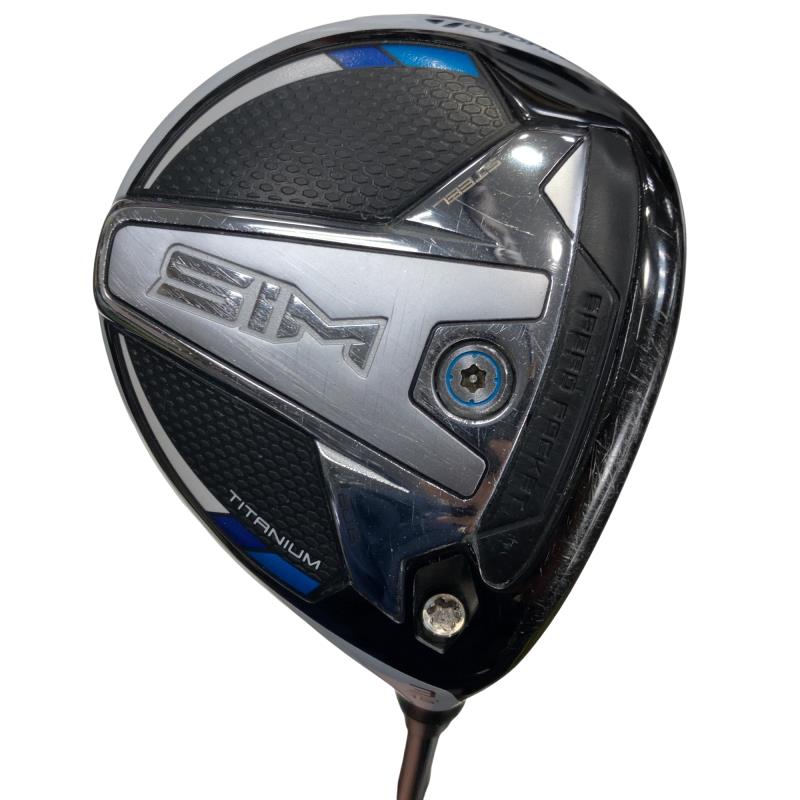 【中古】 テーラーメイド SIM 3W フェアウェイウッド FW 純正特注シャフト (フレックスS) メンズ 男性用 右利き 右用 Cランク ゴルフクラブ