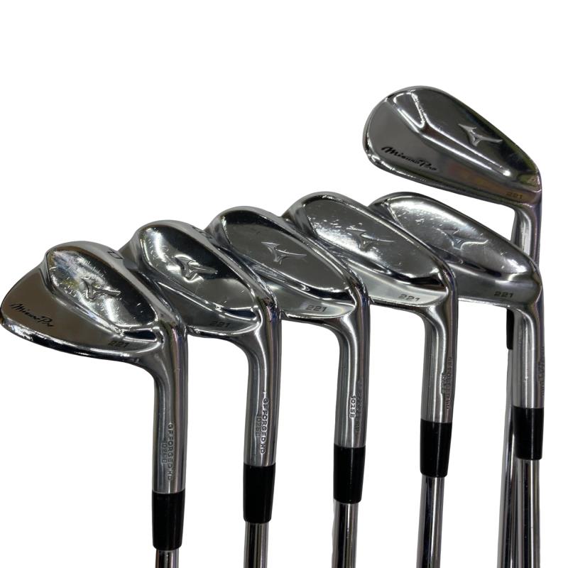 【中古】 ミズノ Mizuno Pro 221 6S アイアン書き割り IR 純然たる特注矢がら (フレックスS) メンズ 成人男性用 右利き 右用 C位置づける ゴルフ野球クラブ