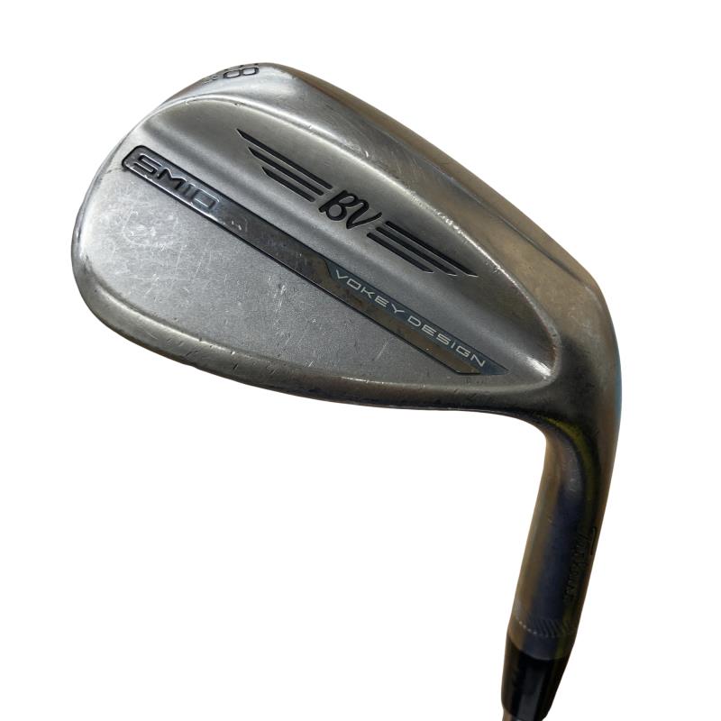 【中古】 タイトリスト VOKEY SPIN MILLED SM10 ニッケル 58°/08°M ウェッジ WG 純正特注シャフト (フレックスS) メンズ 男性用 右利き 右用 Cランク ゴルフクラブ