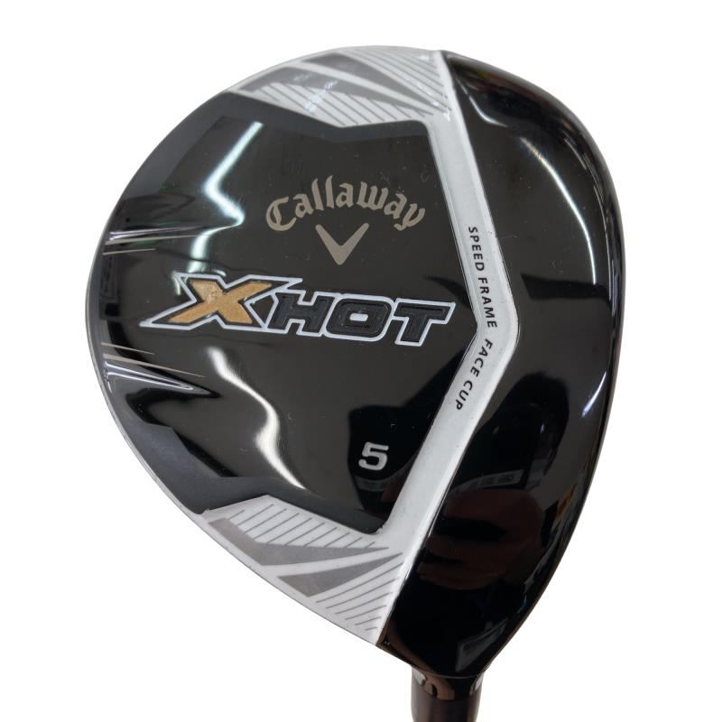 【中古】 キャロウェイ X HOT  5W フェアウェイウッド FW リシャフト (フレックス余分の物) メンズ 成人男性用 右利き 右用 B位置づける ゴルフ野球クラブ