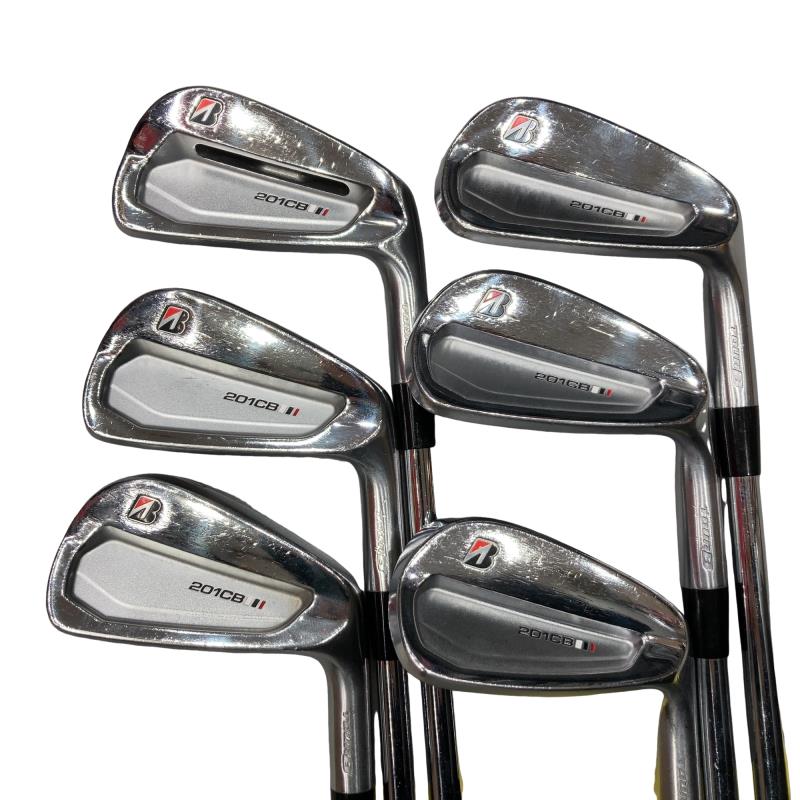 【中古】 ブリヂストン TOUR B 201CB 6S アイアンセット IR NS PRO MODUS3 TOUR120 (フレックスS) メンズ 男性用 右利き 右用 Cランク ゴルフクラブ