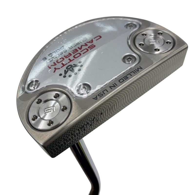 【中古】 タイトリスト SCOTTY CAMERON SUPER SELECT GOLO 6 34in パター PT スチール写真 (フレックス余分の物) メンズ 成人男性用 右利き 右用 N位置づける ゴルフ野球クラブ