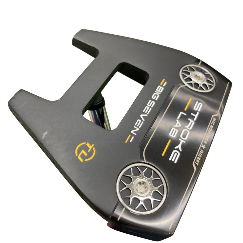 【中古】 オデッセイ STROKE LAB BLACK BIG SEVEN TU 34in パター PT STROKE LAB BLACK (フレックス余分の物) メンズ 成人男性用 右利き 右用 C位置付ける ゴルフ野球クラブ クラブ-パター-メンズクラブ