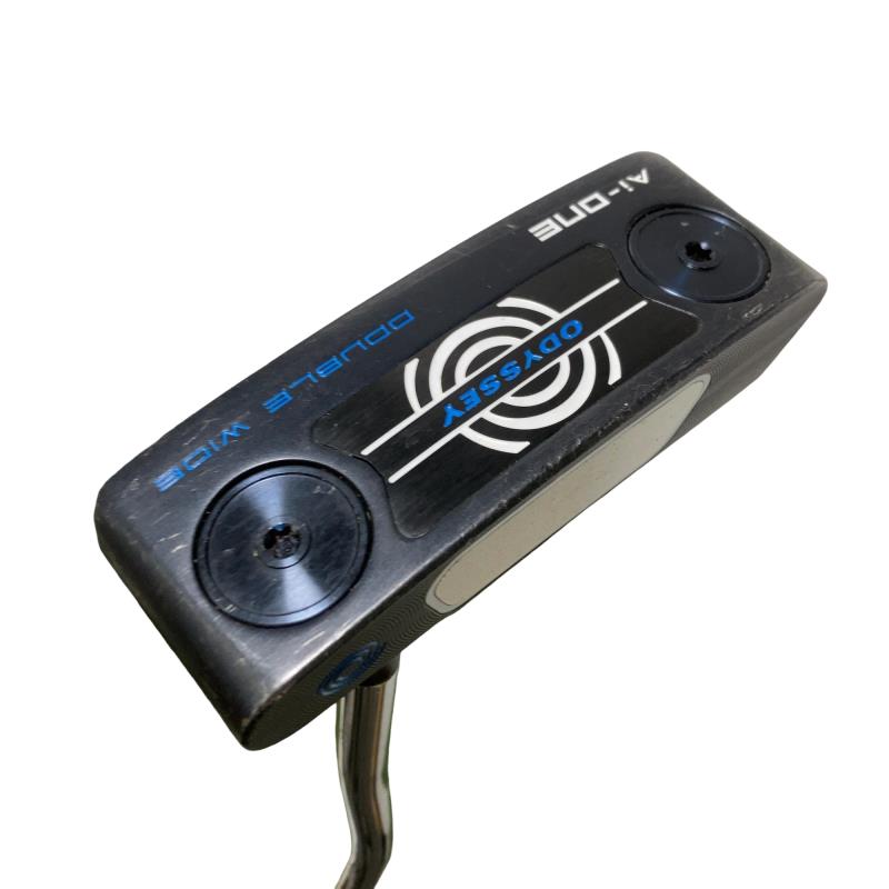 【中古】 オデッセイ Ai-ONE DOUBLE WIDE DB(カスタム) パター PT 純然たる特注矢がら (フレックス余分の物) メンズ 成人男性用 右利き 右用 D位置づける ゴルフ野球クラブ