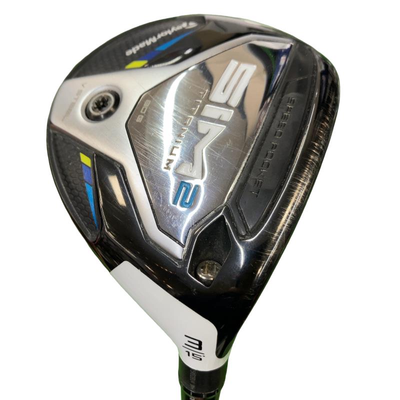 【中古】 テーラーメイド SIM2 3W フェアウェイウッド FW リシャフト (フレックスその他) メンズ 男性用 右利き 右用 Cランク ゴルフクラブ