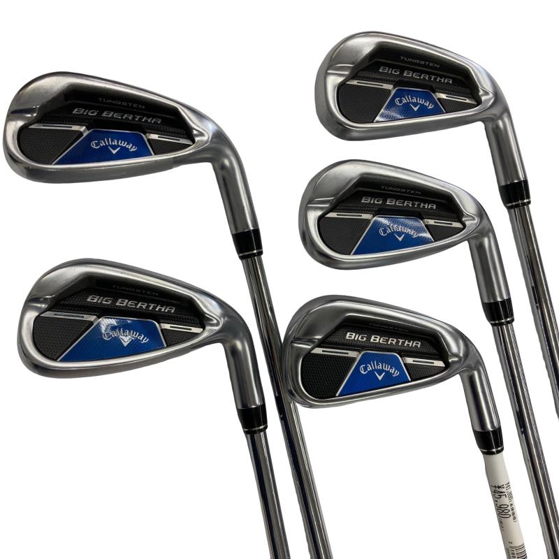 【中古】 キャロウェイ BIG BERTHA B21  5S アイアン仕掛ける IR NS PRO ZELOS 7 (フレックスS) メンズ 成人男性用 右利き 右用 C価値づける ゴルフ野球クラブ