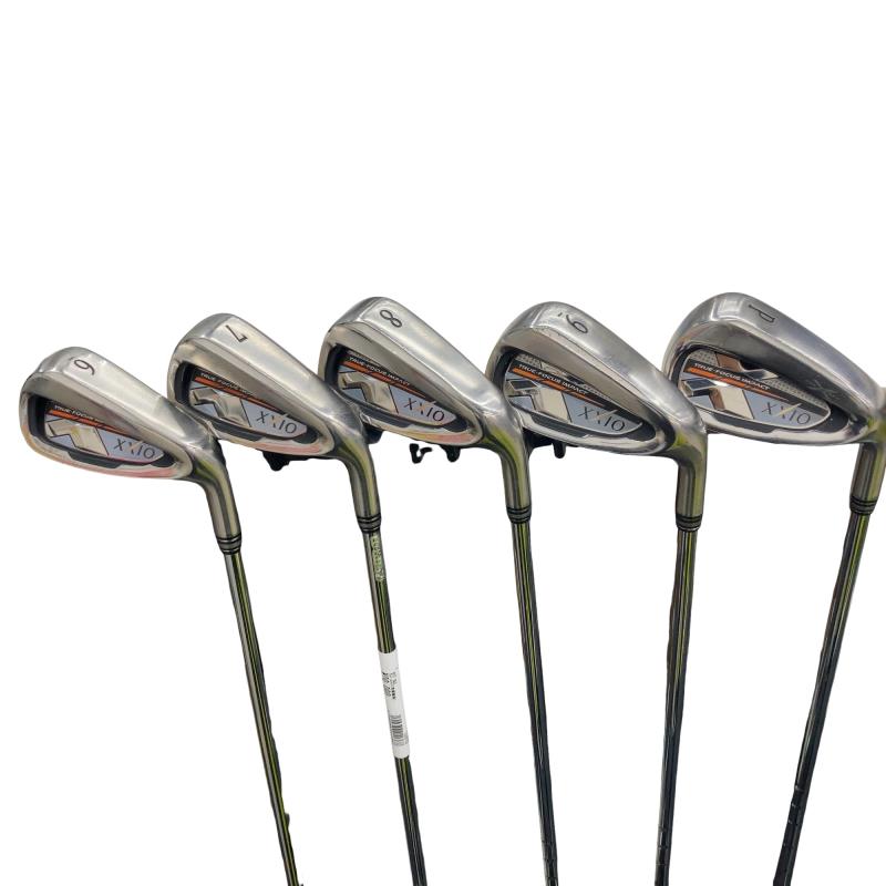 【中古】 ダンロップ XXIO(2018) 5S アイアンセット IR NS PRO 870GH D.S.T for XXIO (フレックスS) メンズ 男性用 右利き 右用 Cランク ゴルフクラブ