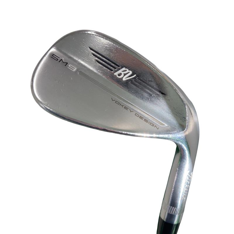 【中古】 タイトリスト VOKEY SPIN MILLED SM9 ツアークロム 50°/12°F ウェッジ WG 純正特注シャフト (フレックスS) メンズ 男性用 右利き 右用 Cランク ゴルフクラブ