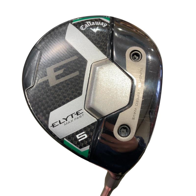 【中古】 キャロウェイ ELYTE MAX FAST 5W フェアウェイウッド FW LIN-Q GREEN 40 for CW(ELYTE FW) (フレックスR) メンズ 男性用 右利き 右用 Cランク ゴルフクラブ