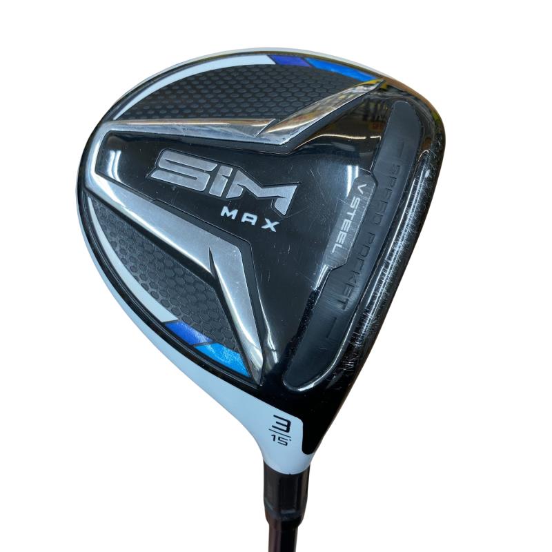 【中古】 テーラーメイド SIM MAX 3W USA フェアウェイウッド FW VENTUS BLUE 6(TM) (フレックスS) メンズ 男性用 右利き 右用 Cランク ゴルフクラブ