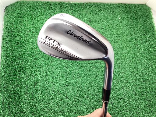 【中古】 クリーブランド Cleveland RTX ZIPCORE ツアーサテン 56°/10° MID ウェッジ WG Dynamic Gold (フレックスS) メンズ 男性用 右利き 右用 Dランク ゴルフクラブ