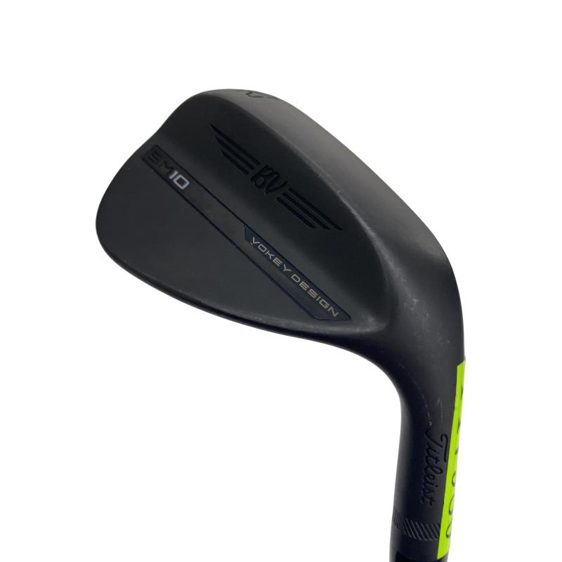 【中古】 タイトリスト VOKEY SPIN MILLED SM10 ジェットブラック 52°/12°F ウェッジ WG BV 105 (フレックスその他) メンズ 男性用 右利き 右用 Cランク ゴルフクラブ