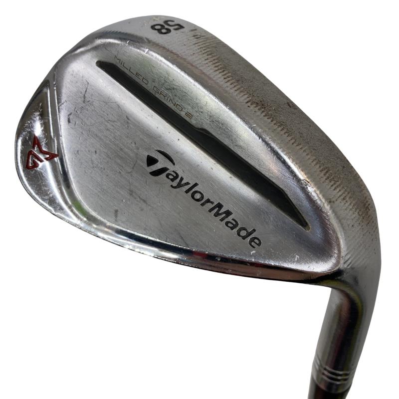 【中古】 テーラーメイド Taylor Made MILLED GRIND 2 58°/11° ウェッジ WG Dynamic Gold (フレックスS) メンズ 男性用 右利き 右用 Dランク ゴルフクラブ