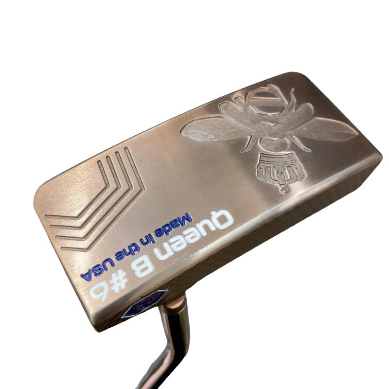 【中古】 ベティナルディ BETTINARDI QUEEN B #6(2021) 33in パター PT スチール写真 (フレックス余分の物) メンズ 成人男性用 右利き 右用 B序列付ける ゴルフ野球クラブ