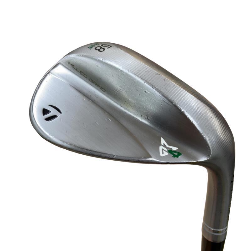 【中古】 テーラーメイド Taylor Made MILLED GRIND 4 58°/08° ウェッジ WG NS PRO MODUS3 TOUR105 (フレックスS) メンズ 男性用 右利き 右用 Cランク ゴルフクラブ