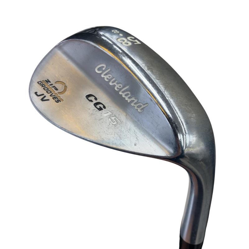 【中古】 クリーブランド CG15 サテンクロム ZIP GROOVES 58°/08° ウェッジ WG Dynamic Gold (フレックスS) メンズ 男性用 右利き 右用 Cランク ゴルフクラブ