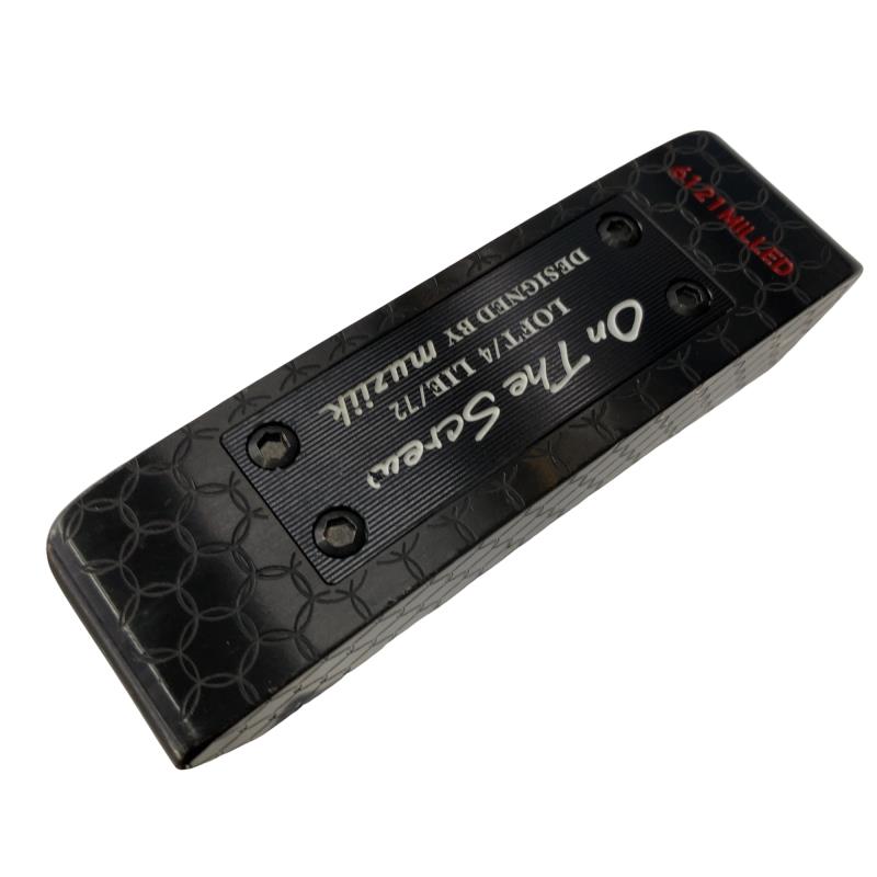【中古】 muziik muziik 6121 黒いこと為し終える(ショートスラント) 34in パター PT スチール写真 (フレックス余分の物) メンズ 成人男性用 右利き 右用 C序列付ける ゴルフ野球クラブ