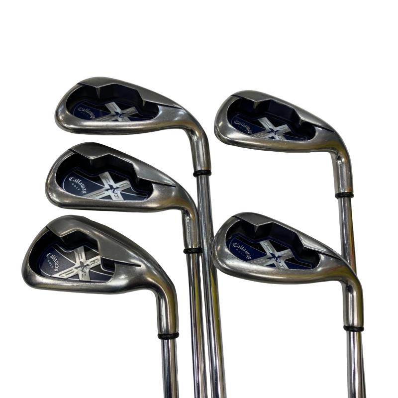 【中古】 キャロウェイ X・18 8S USA アイアンセット IR X18 スチール (フレックスUNI) メンズ 男性用 右利き 右用 Cランク ゴルフクラブ