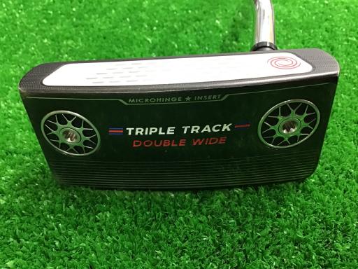 【中古】 オデッセイ TRIPLE TRACK DOUBLE WIDE 34インチ パター PT STROKE LAB BLACK (フレックスその他) メンズ 男性用 右利き 右用 Cランク ゴルフクラブ