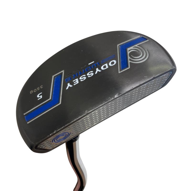 【中古】 オデッセイ WORKS #5 34インチ パター PT スチール (フレックスその他) メンズ 男性用 右利き 右用 Cランク ゴルフクラブ
