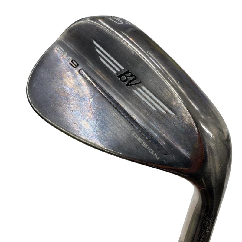 【中古】 タイトリスト VOKEY SPIN MILLED SM9 ブラッシュドスチール 50°/12°F ウェッジ WG BV 105 (フレックスその他) メンズ 男性用 右利き 右用 Cランク ゴルフクラブ