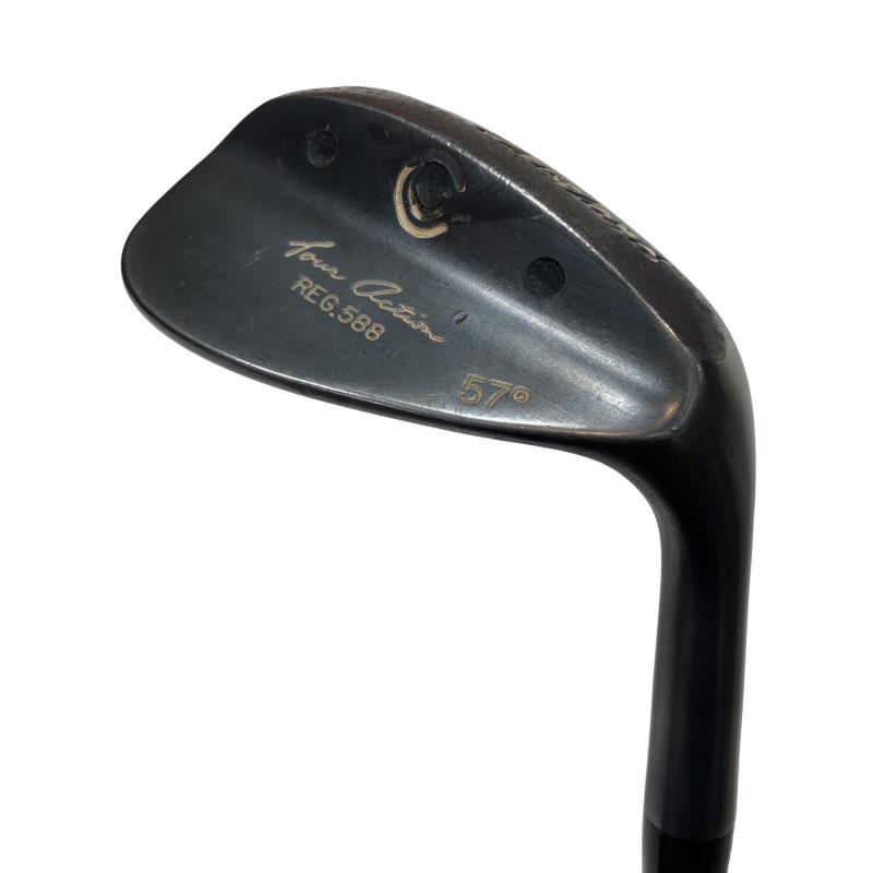 【中古】 クリーブランド TOUR ACTION 588C ガンメタル 57° ウェッジ WG Dynamic Gold (フレックスその他) メンズ 男性用 右利き 右用 Cランク ゴルフクラブ