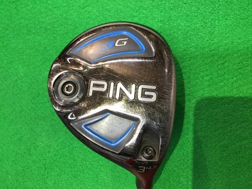 【中古】 ピン G 3W フェアウェイウッド FW 純正特注シャフト (フレックスS) メンズ 男性用 右利き 右用 Cランク ゴルフクラブ