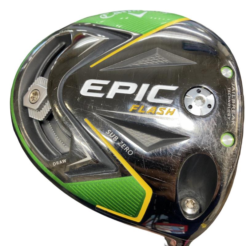 【中古】 キャロウェイ EPIC FLASH SUBZERO 9° ドライバー DR リシャフト (フレックスその他) メンズ 男性用 右利き 右用 Cランク ゴルフクラブ