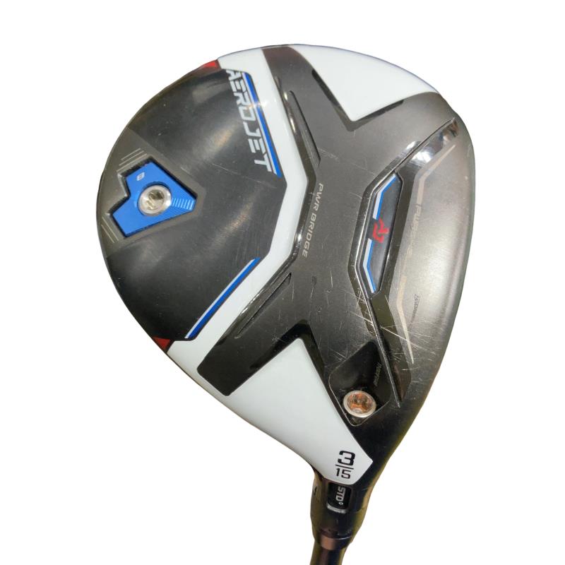 【中古】 コブラ cobra AEROJET 3W フェアウェイウッド FW Tour AD for Cobra(AEROJET FW) (フレックスS) メンズ 男性用 右利き 右用 Cランク ゴルフクラブ