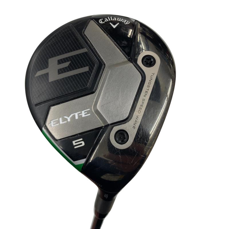 【中古】 キャロウェイ ELYTE 5W フェアウェイウッド FW 純正特注シャフト (フレックスR) メンズ 男性用 右利き 右用 Cランク ゴルフクラブ