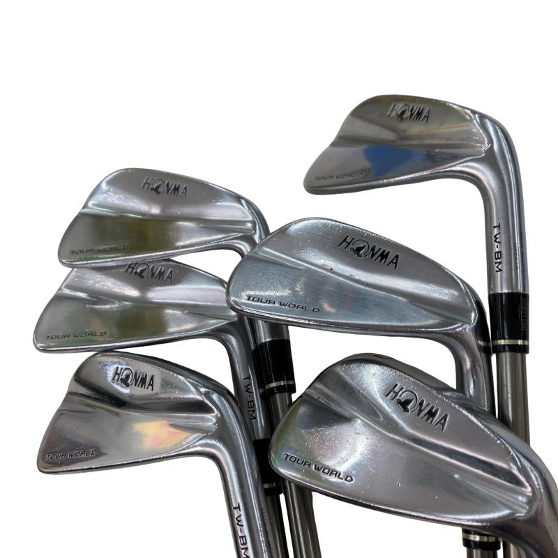 【中古】 本間ゴルフ TOUR WORLD TW-BM 6S アイアン仕掛ける IR VIZARD IB95 (フレックスS) メンズ 成人男性用 右利き 右用 C価値づける ゴルフ野球クラブ