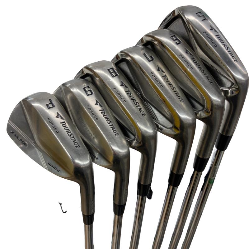 【中古】 ブリヂストン TOURSTAGE X-BLADE limited 6S アイアン仕掛ける IR NS PRO MODUS3 TOUR120 (フレックスS) メンズ 成人男性用 右利き 右用 C価値づける ゴルフ野球クラブ