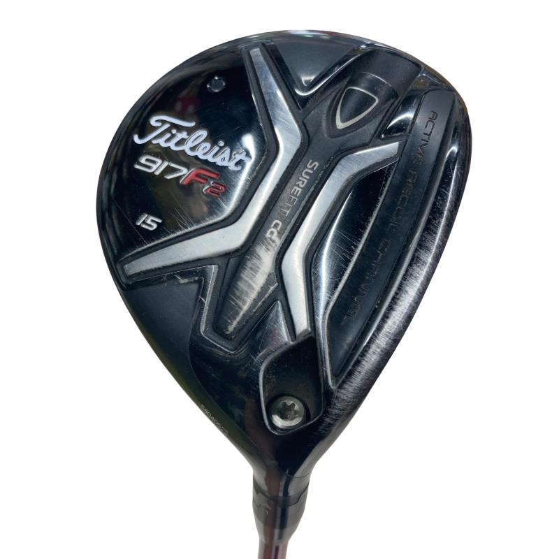 【中古】 タイトリスト 917 F2 15&deg; フェアウェイウッド FW 純正特注シャフト (フレックスR) メンズ 男性用 右利き 右用 Cランク ゴルフクラブ｜ゴルフパートナー 中古クラブ店