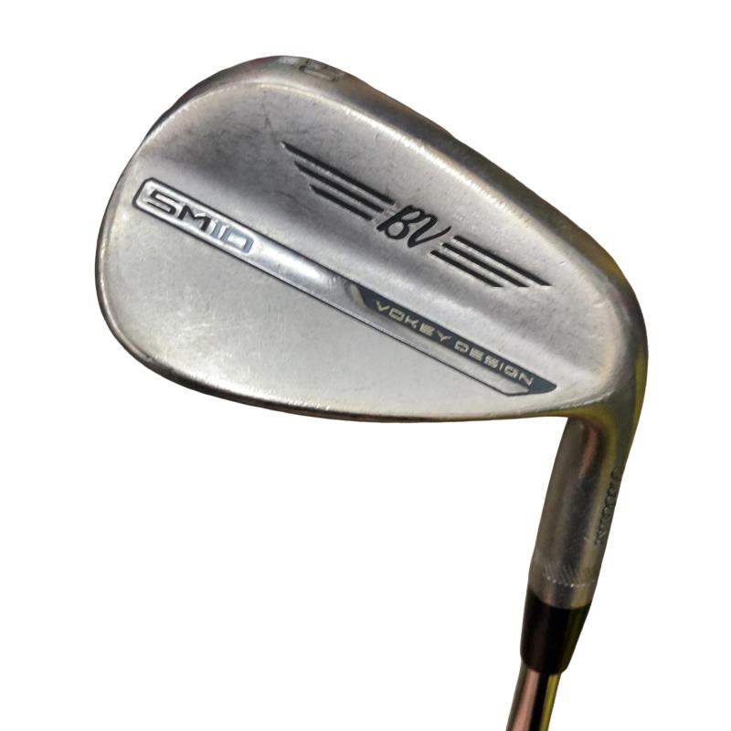 【中古】 タイトリスト VOKEY SPIN MILLED SM10 ニッケル 50°/08°F ウェッジ WG 純正特注シャフト (フレックスS) メンズ 男性用 右利き 右用 Cランク ゴルフクラブ