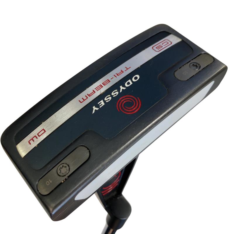 【中古】 オデッセイ TRI-BEAM DOUBLE WIDE CS 33in パター PT STROKE LAB(2023) (フレックス余分の物) メンズ 成人男性用 右利き 右用 C位置づける ゴルフ野球クラブ