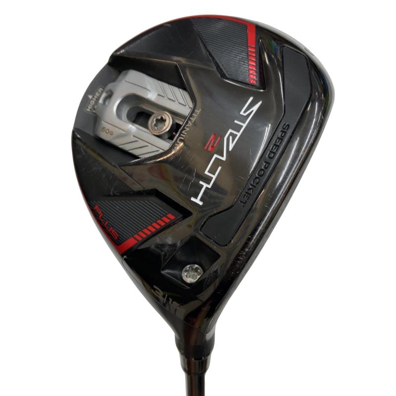 【中古】 テーラーメイド STEALTH2 PLUS 3W フェアウェイウッド FW Diamana TM50(FW) (フレックスS) メンズ 男性用 右利き 右用 Cランク ゴルフクラブ