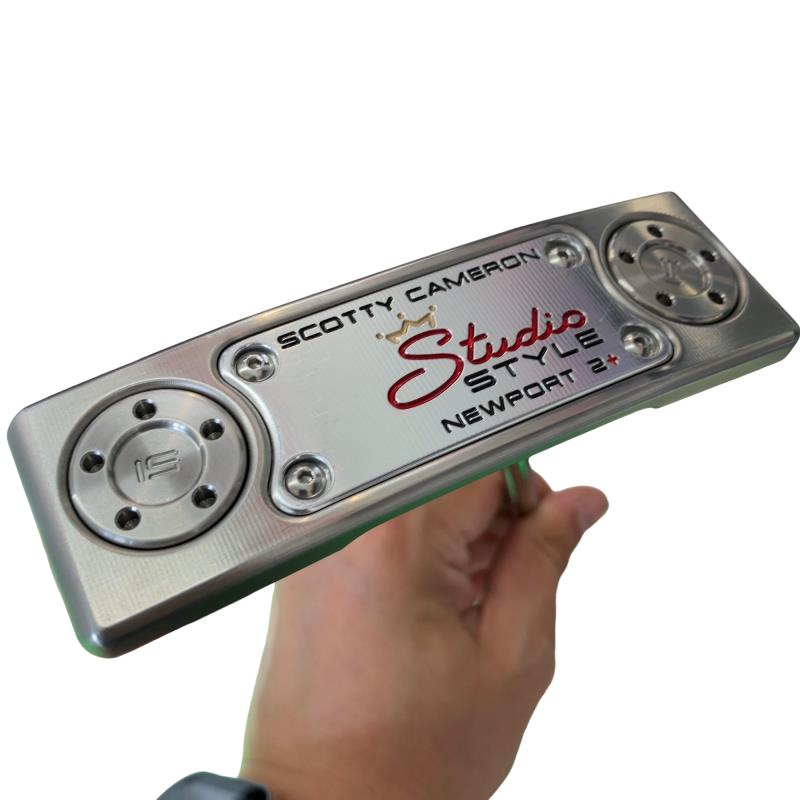 【中古】 タイトリスト SCOTTY CAMERON STUDIO STYLE NEWPORT 2 PLUS(2025) 34in パター PT スチール写真 (フレックス余分の物) メンズ 成人男性用 右利き 右用 C序列付ける ゴルフ野球クラブ