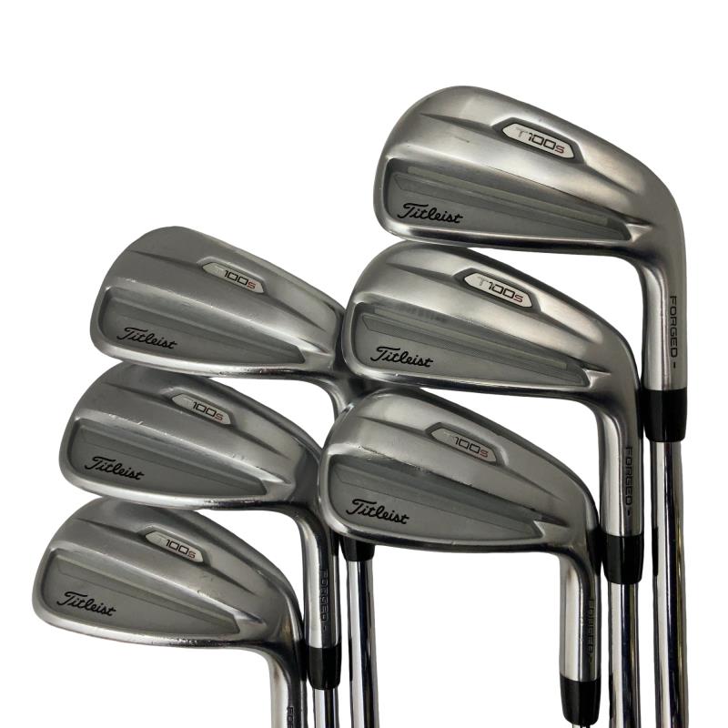 【中古】 タイトリスト Titleist T100S(2021) 6S アイアン仕掛ける IR NS PRO MODUS3 TOUR115 (フレックスS) メンズ 成人男性用 右利き 右用 C価値づける ゴルフ野球クラブ